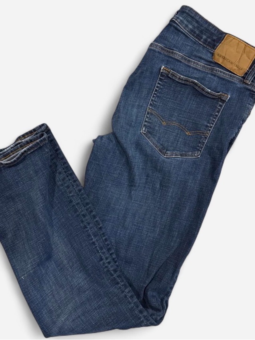 American Eagle Outfitters Men’s Dark Blue Slim Straight Jeans